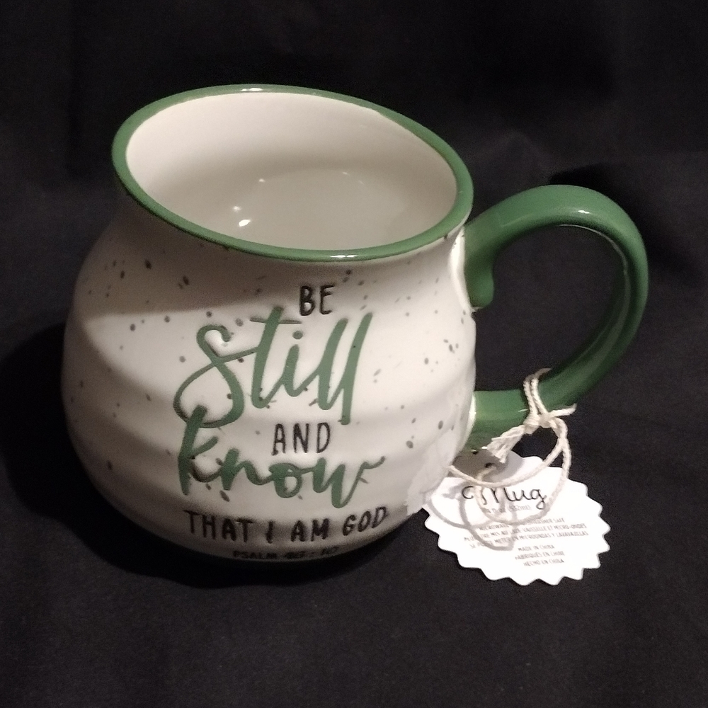 New "Be still and know that I am God" coffee mug